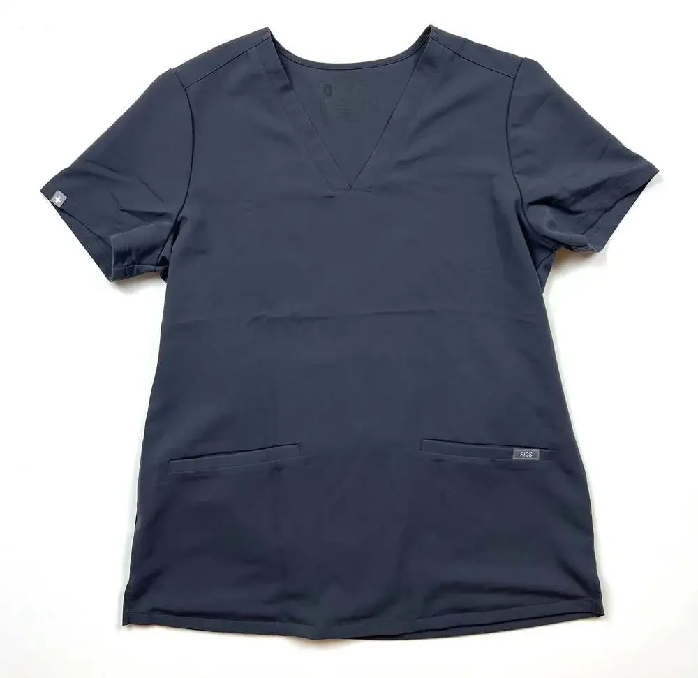 FIGS Casma Three-Pocket V-Neck Scrub Top Size S
